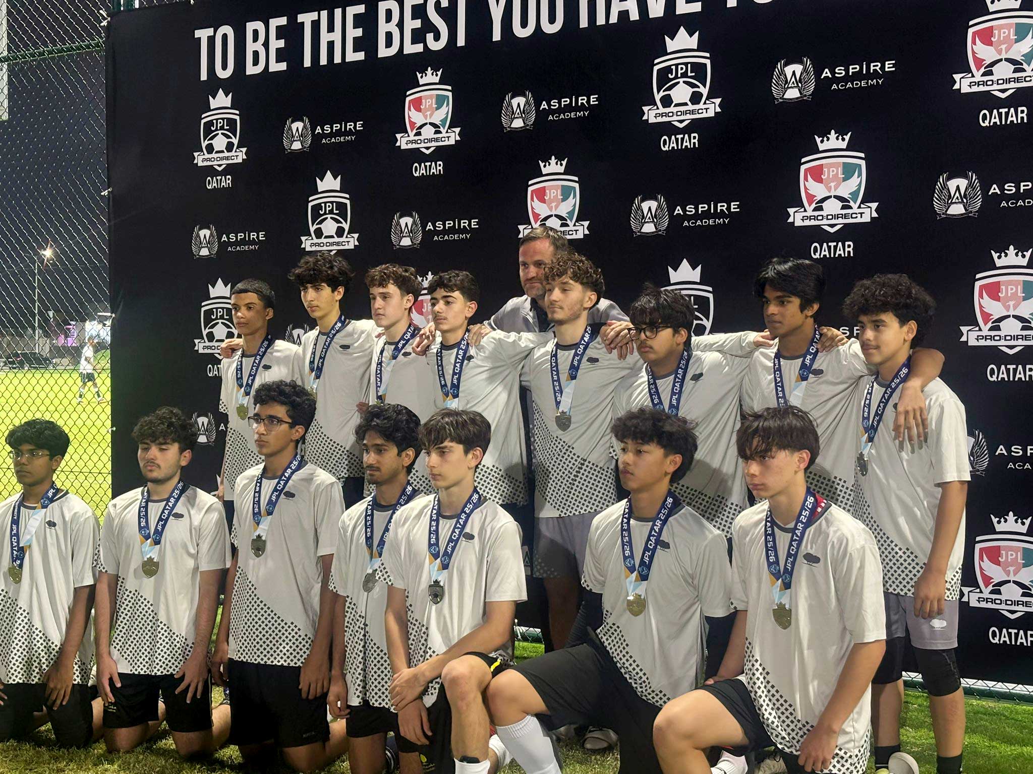QF Future team won 2nd place in the 2025 Junior Premier League - Qatar.
